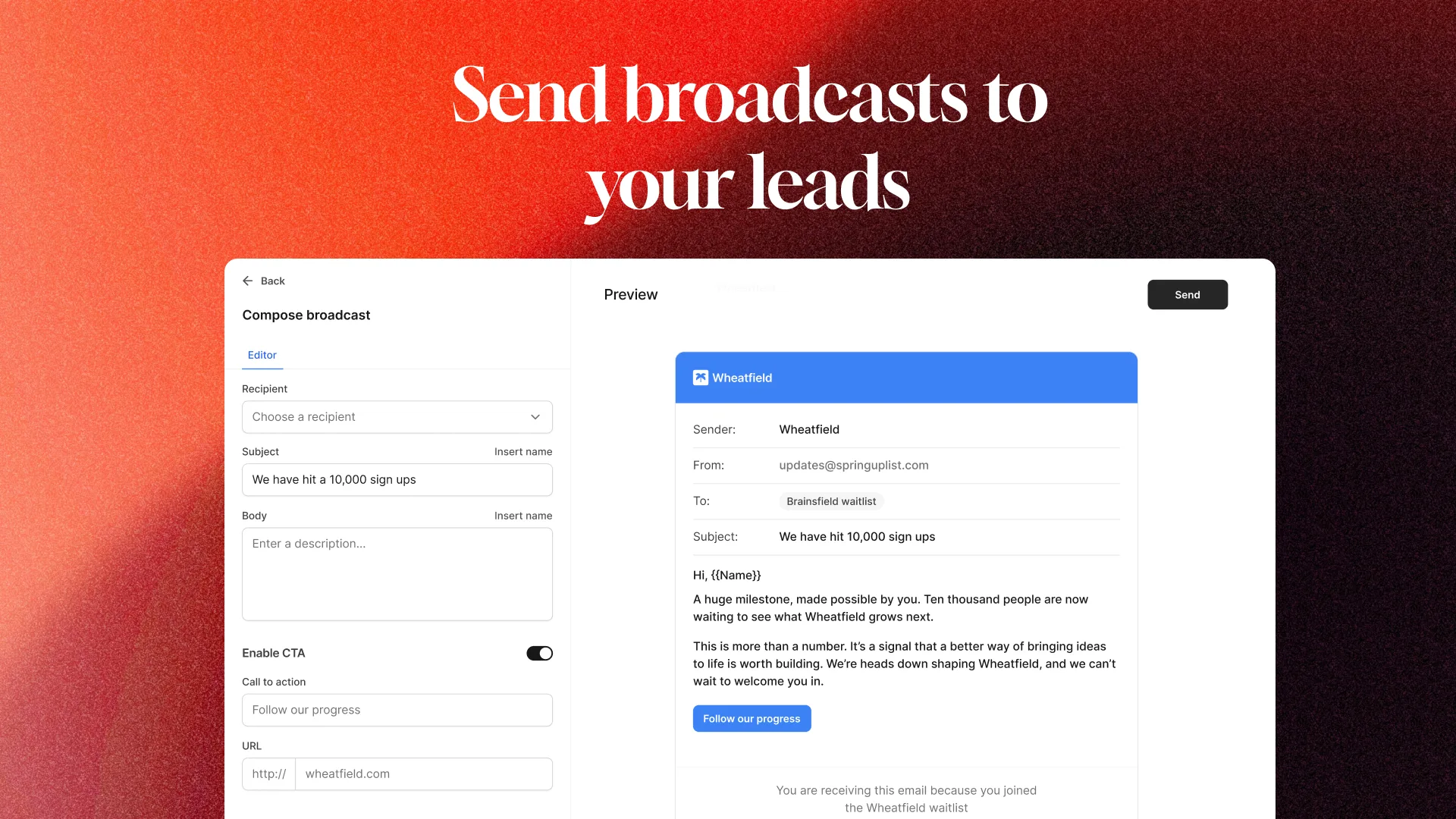 Springuplist screenshot 2