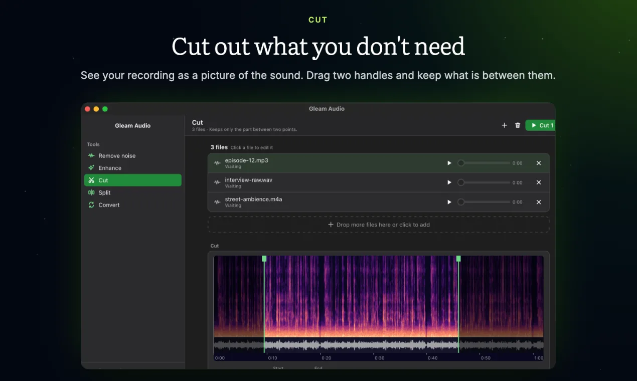 Gleam Audio screenshot 3