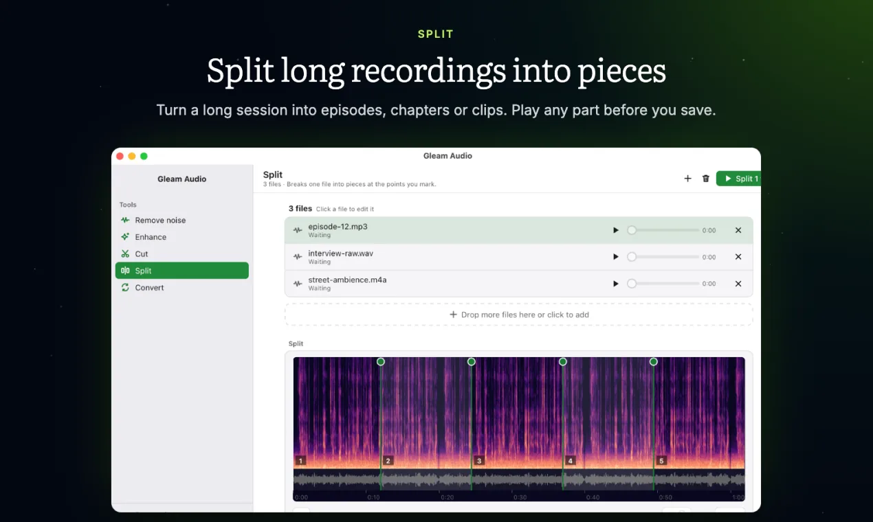 Gleam Audio screenshot 2