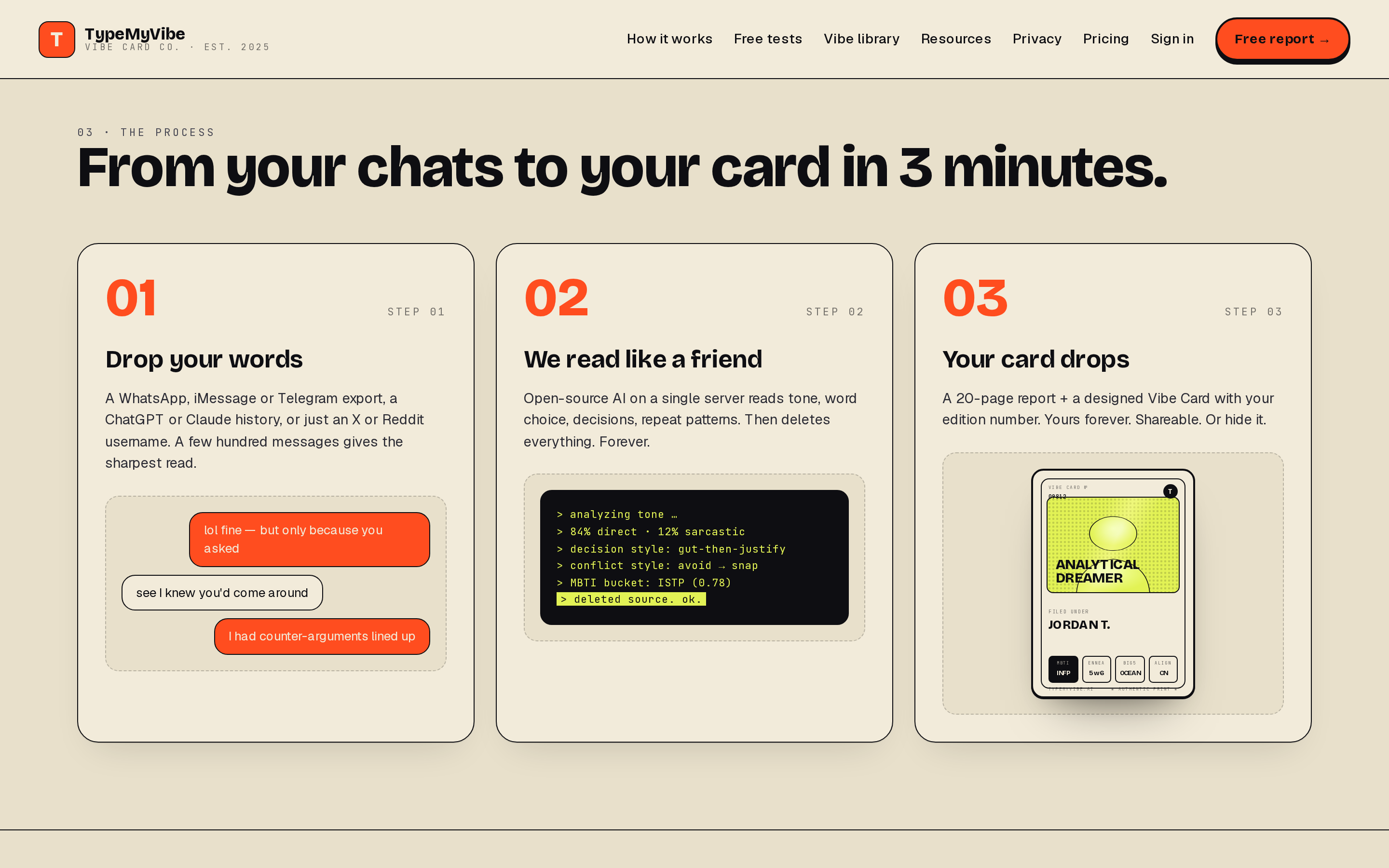 TypeMyVibe screenshot 2