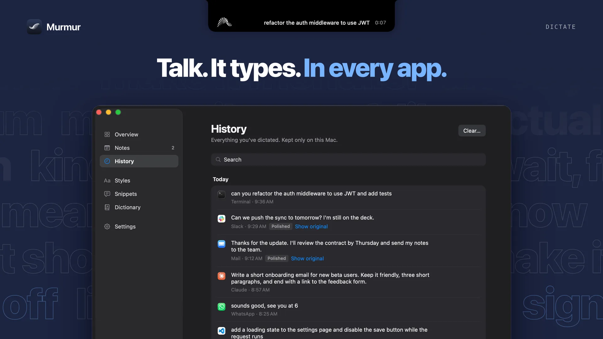 Murmur screenshot 4