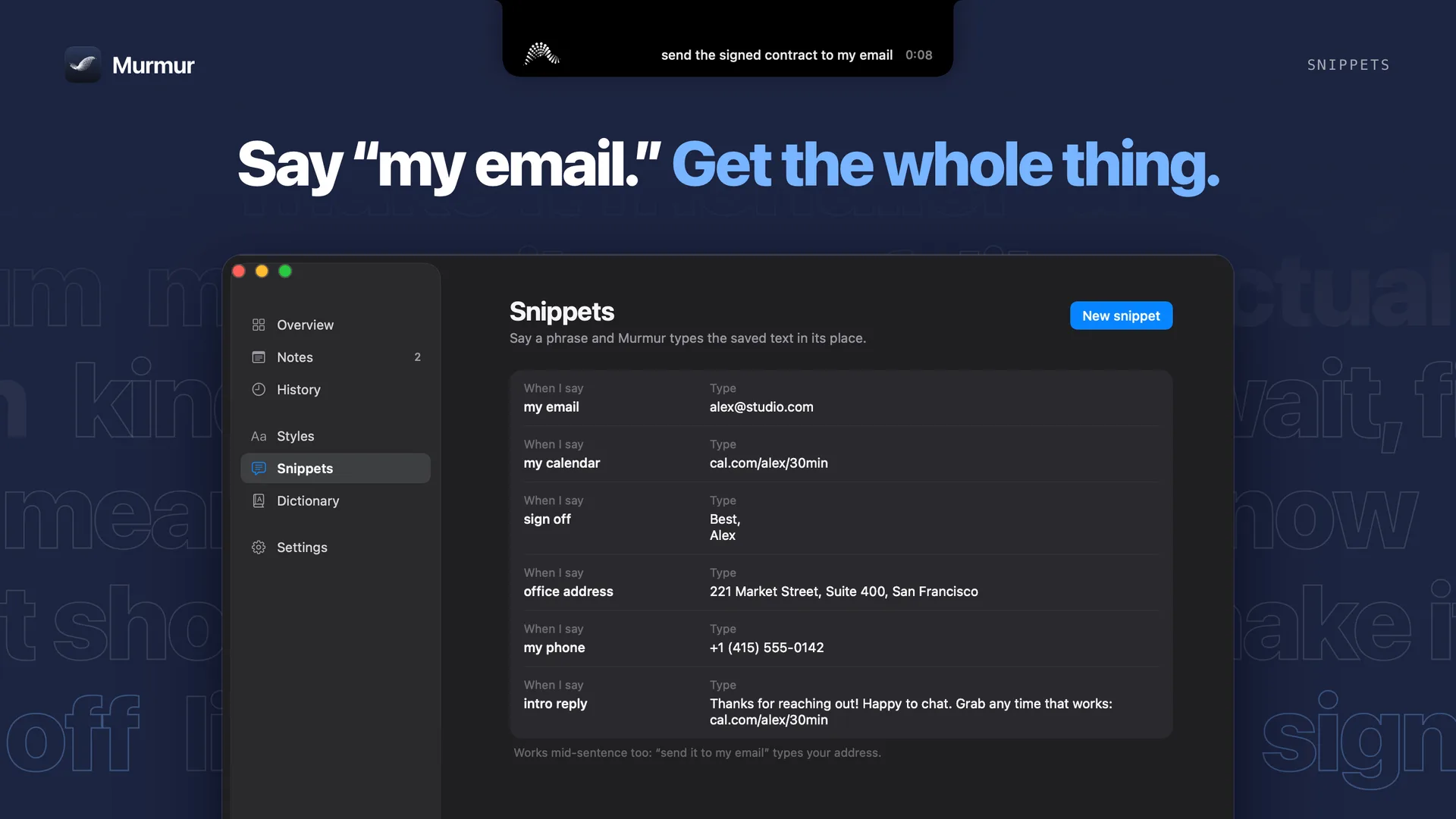 Murmur screenshot 3