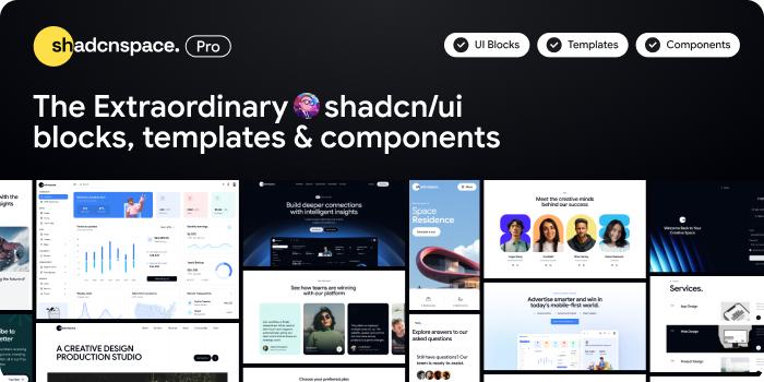 ShadcnSpace screenshot 1
