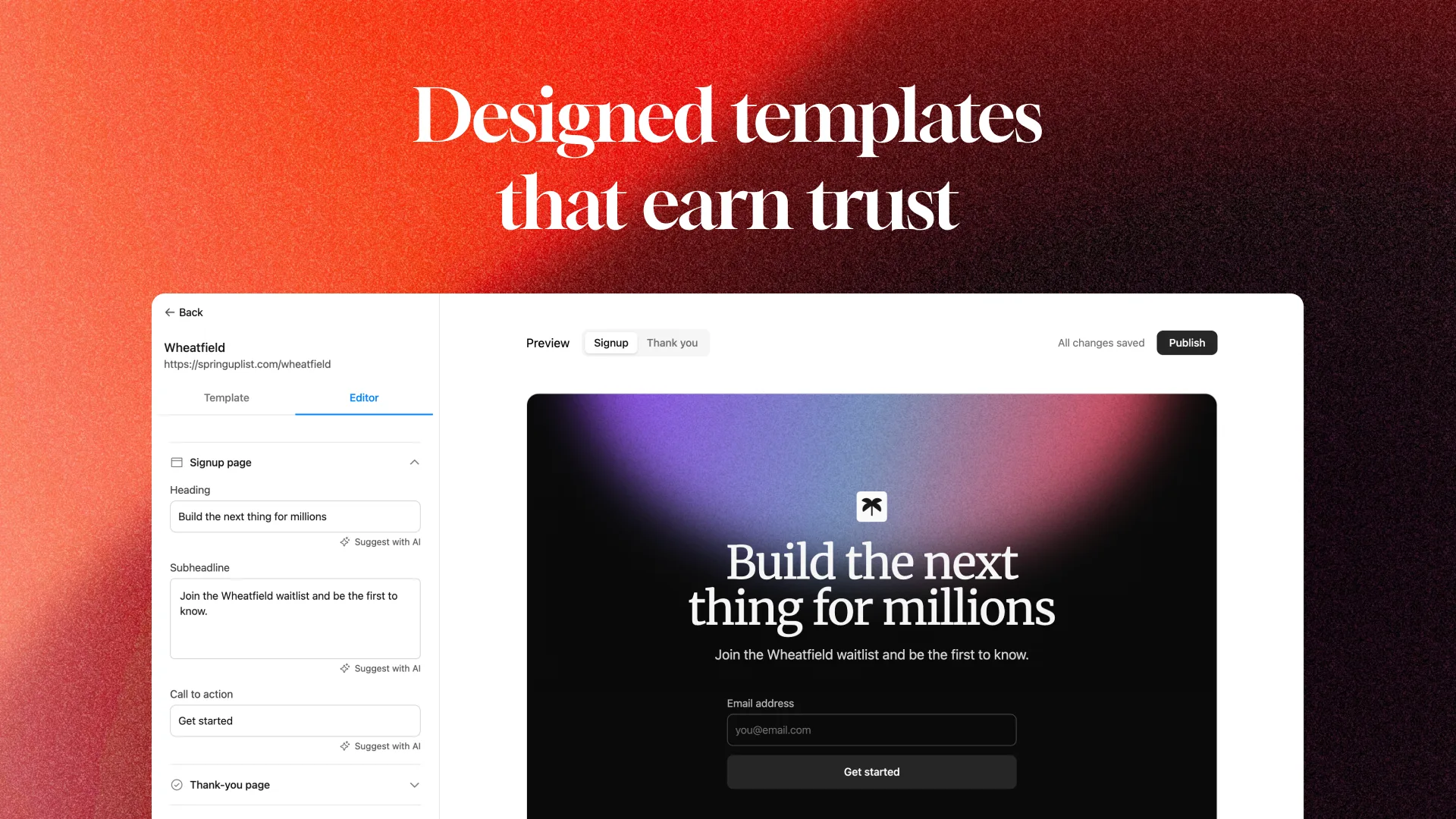 Springuplist screenshot 1