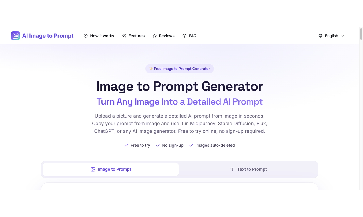 AI Image to Prompt screenshot 1